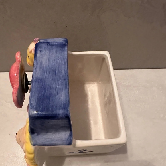 Vintage Napco Ceramic “Noah’s Ark” Music Box Room Decor Plays It’s A Small World - Picture 4 of 7